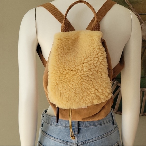 UGG NORDIE SUEDE AND SHEARLING
MINI BACKPACK - Picture 1 of 6